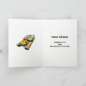 Funny Adult Christmas Feiertagskarte (Innenseite)