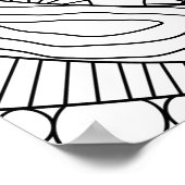 Funny Adult Coloring Poster (Ecke)