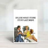 Funny Adult Ehemann und Ehefrau Grußkarte Dankeskarte