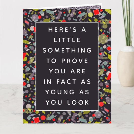 Funny Adult Geburtsurkunde Karte (Vorderseite)