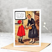 Funny Adult Halloween Mama Sarcastic Grußkarte Dankeskarte