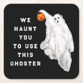 Funny Adult Halloween-Party Rechteckiger Pappuntersetzer (Vorderseite)