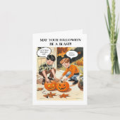 Funny Adult Halloween Sarcastic Grußkarte Dankeskarte (Vorderseite)