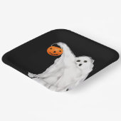 Funny Adult Halloween Unglaublich witzig Ghost Par Pappteller (Gewinkelt)