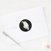 Funny Adult Halloween Unglaublich witzig Ghost Runder Aufkleber (Umschlag)