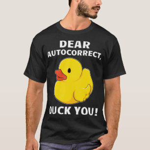 Funny Adult Humor Duck You Lieber Hunde Labrador  T-Shirt