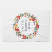 Funny Adult Humor Erntedank Irreverent Holliday Geschirrtuch (Horizontal)