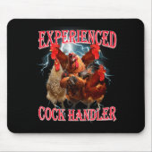 Funny Adult Humor Experienced Handler Inappropriat Mousepad (Vorne)