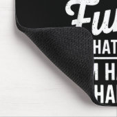 Funny Adult Humor Sarcastic Offensive Happy Funny  Mousepad (Ecke)