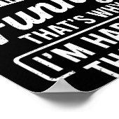 Funny Adult Humor Sarcastic Offensive Happy Funny Poster (Ecke)