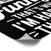 Funny Adult Humor Sarcastic Offensive Happy Funny Poster (Ecke)