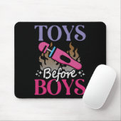 Funny Adult Humor Sprichwort Toys Before Boys Mousepad (Mit Mouse)