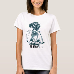 Funny Adult ist Vintage Gibson Girl T-Shirt