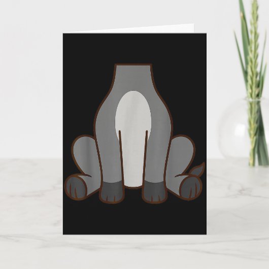 Funny Adult Kids Men Women Costume Karte (Vorderseite)