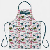 Funny Adult Kitchen Apron Master of the Kitchen  Schürze (Vorderseite)