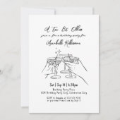 Funny Adult Martini Geburtstagsparty Einladung (Vorderseite)