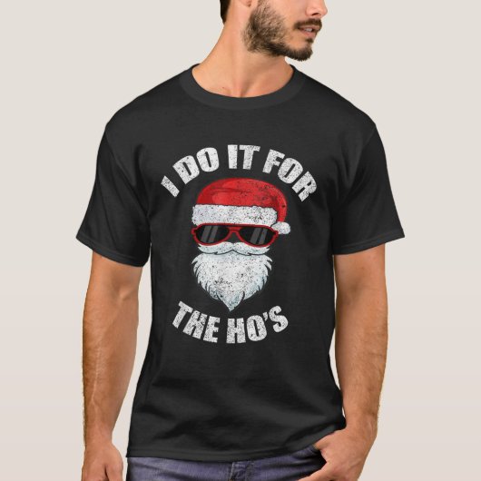 Funny Adult Naughty Christmas Dirty Pajama Ho Pj M T-Shirt (Vorderseite)