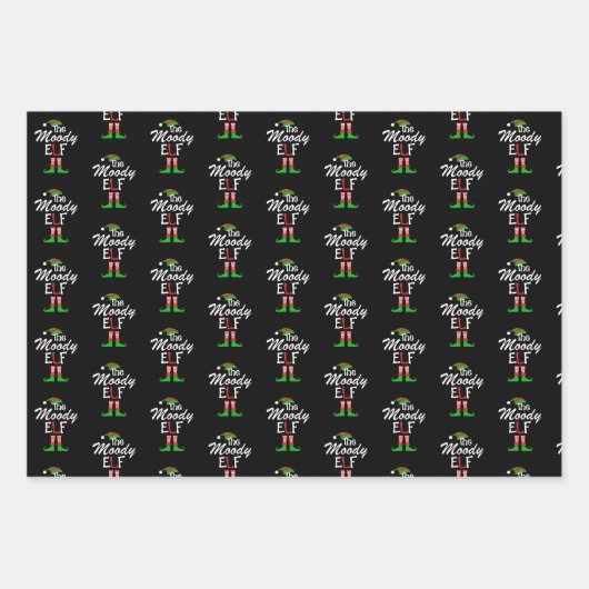 Funny Adult Naughty Weihnachten Geschenkpapier Set (Vorderseite)