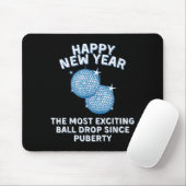 Funny Adult New Year's Eve - Most Exciting Ball Dr Mousepad (Mit Mouse)