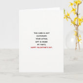 Funny Adult Valentines Gift Card Karte (Gelbe Blume)