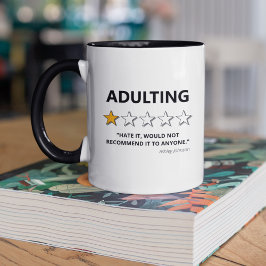 Funny Adult würde nicht empfohlen Tasse