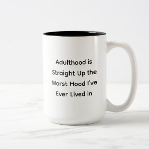 Funny Adulthouse Spaß Sprichwort Geschenk Weihnach Zweifarbige Tasse