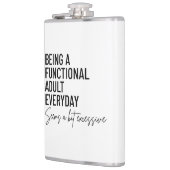 Funny Adulting Flask Flachmann (Links)