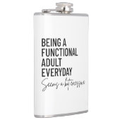 Funny Adulting Flask Flachmann (Rechts)