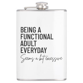 Funny Adulting Flask Flachmann
