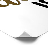 Funny Adulting ist harter Hipster Llama Poster (Ecke)