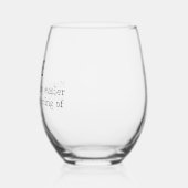 Funny Adulting Zitat Weinglas Ohne Stiel (Links)