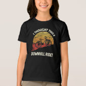 Funny Adventure Cycling Zitat für Outdoor Lover Tri-Blend Shirt (Vorderseite)