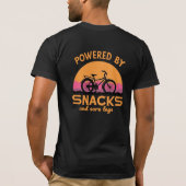 Funny Adventure Cycling Zitat für Riders Lover T-Shirt (Rückseite)