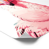 Funny Advice von A Flamingo Poster (Ecke)