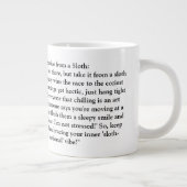 Funny Advisor aus der Luft Jumbo-Tasse (Rechts)