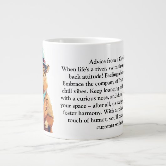 Funny Advisor from a Capybara Jumbo-Tasse (Vorderseite)