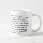 Funny Advisor from a Capybara Jumbo-Tasse (Rechts)