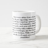 Funny Advisor from a Chicken Jumbo-Tasse (Vorderseite Rechts)