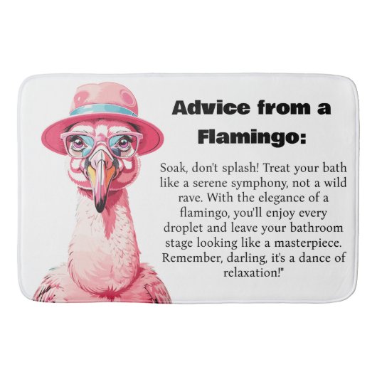 Funny Advisor from a Flamingo Badematte (Vorderseite)