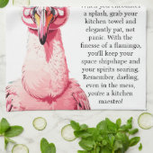 Funny Advisor from a Flamingo Geschirrtuch (Gefaltet)