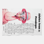 Funny Advisor from a Flamingo Geschirrtuch (Horizontal)