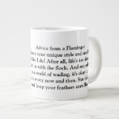 Funny Advisor from a Flamingo Jumbo-Tasse (Vorderseite Rechts)