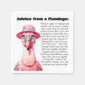 Funny Advisor from a Flamingo Serviette (Vorderseite)