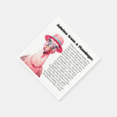 Funny Advisor from a Flamingo Serviette (Ecke)
