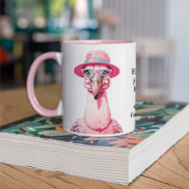 Funny Advisor from a Flamingo Tasse