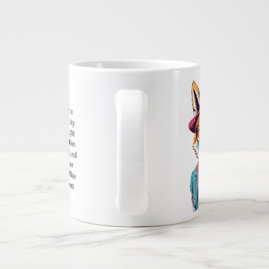 Funny Advisor from a Fox Jumbo-Tasse (Rückseite)