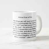 Funny Advisor from a Fox Jumbo-Tasse (Vorderseite Rechts)