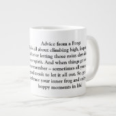 Funny Advisor from a Frog Jumbo-Tasse (Vorderseite Rechts)