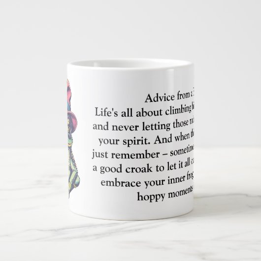 Funny Advisor from a Frog Jumbo-Tasse (Vorderseite)