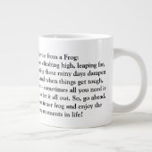 Funny Advisor from a Frog Jumbo-Tasse (Rechts)